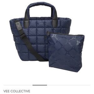 VEE collective the lightest most versatile bag . 100%  recycled/vegan bag